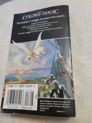 Mtg Book The Colors of Magic A Magic The Gathering Anthology 1st edition - Foto 2 di 4