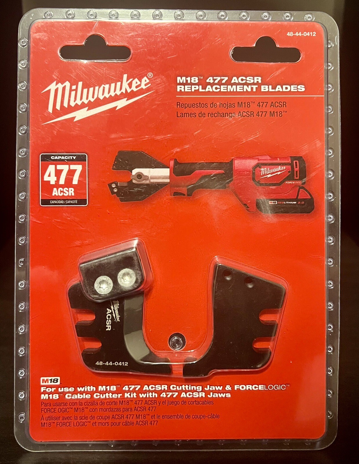 49-16-2773 M18 477 Hen ACSR Per Milwaukee Open Jaw, Uso Con Crimpatrici - Foto 6