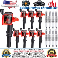 8X DG511 La bobina de encendido & Bujía SP546 For F150 Ford Lincoln 4.6L 04-2008