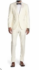 john varvatos collection jacquard S/S 20 suit. 58/48. 2495