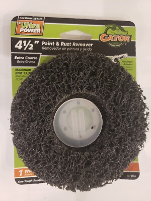Gator 4 1/2'' Paint & Rust Remover Extra Course for angle grinder