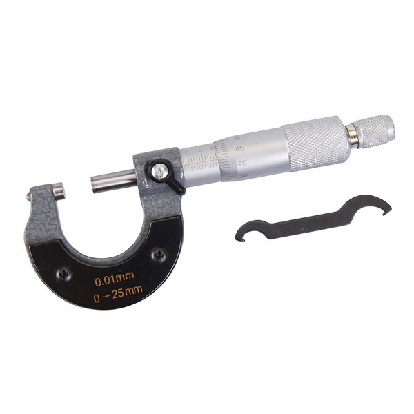 BüGelmessschraube 0 - 25 Mm Mit 0,01 Mm Einteilung Mikrometer Mikrometerschraube-image