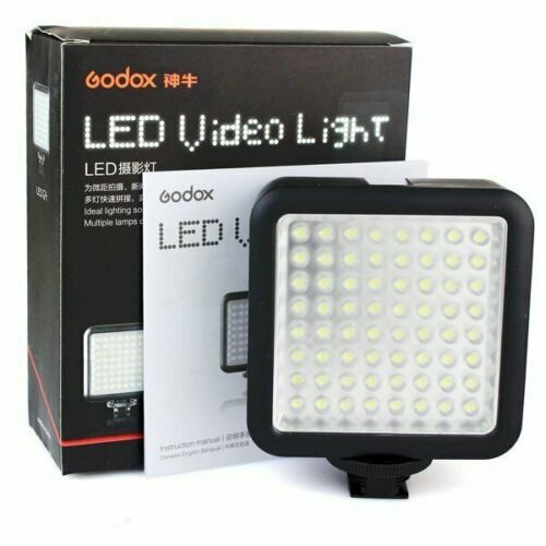 Godox LED64 Lightweight Portable Video Light 64 LED Lights fr DSLR Cam Camcorder - Picture 10 of 10