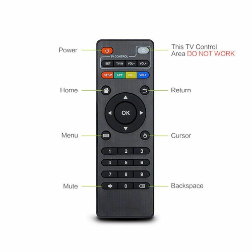 Ersatz Fernbedienung für Android Smart Tv Box MXQ pro 4K X96 M8, T95N T95X - Bild 2 von 9