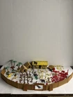 Marx Jungle Jim Play Set 1950s Flag Trading Post Tin Animals RARE Original Lot
