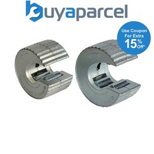 Monument Copper Pipe Slice Twin Pack 15mm 1715C & 22mm 1722Y Pipe Cutters x2