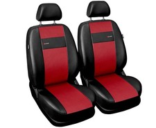 Kunstleder Autositzbezüge Vordersitze Schonbezüge Rot für Suzuki Ignis II III