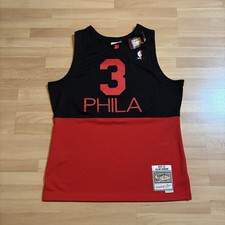 Mitchell  Ness Allen Iverson NBA Philadelphia 76ers Swingman Jersey Men  s Large