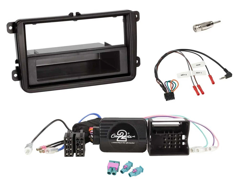 JVC Bluetooth DAB USB Lenkrad Autoradio für VW Amarok Beetle EOS Caddy Golf V/VI - Bild 3 von 4