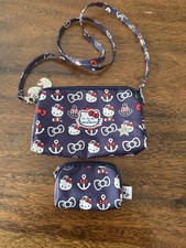 JuJu Be Hello Kitty Out to Sea Crossbody With Coin Pouch NWOT