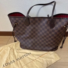 Louis Vuitton Damier Ebene Neverfull GM N40597 Tote Bag W/Bag