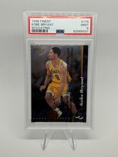 1998 FINEST BASKETBALL #175 KOBE BRYANT W/ COATING PSA 9 MINT