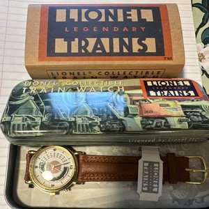 NEW OLD STOCK Lionel Train Collectible Watch & Tin