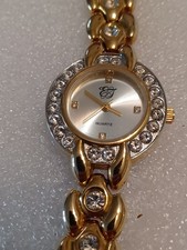 Elizabeth Taylor White Diamonds Ladies Watch With Swarovski Gems