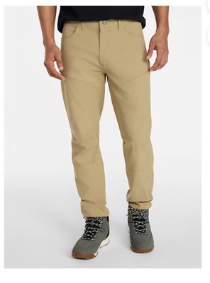 New Ozark Trail Pants Mens Size 36x32 Khaki Technical Hiking Camping Athletic