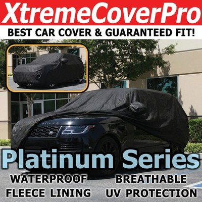 2019 2020 LAND ROVER RANGE ROVER EVOQUE WATERPROOF CAR COVER W/MIRRORPOCKET BLK