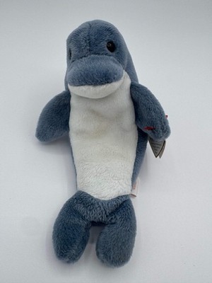 Beanie Baby Echo Error Mislabled Waves on Hang Tag 4 and Tush Tag 3