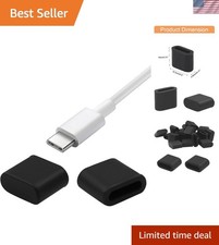 High-Quality 20 Pcs Silicone USB C Caps   Elegant Protection for Your Ports