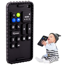 Soft Silicone Baby Cell Phone Teethers  Teething Toys 0-12 Months  Infant T...