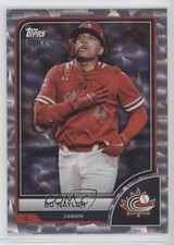 2023 Topps World Baseball Classic Cracked Ice Foil 5/99 Bo Naylor #3 Rookie RC