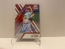 2017 Elite Extra Autograph Status Die Cut Red Wil Crowe RC SP*18/75*