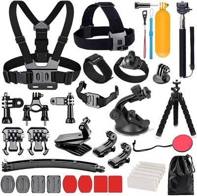 YHTSPORT Action Kamera Zubehör Kit Set für GoPro Hero 13 12 11 10 9 8 Max 7 6 5