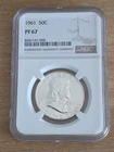 1961 Proof Franklin Half Dollar NGC Graded PF67
