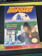 1989 Nintendo Power Magazine #5 w/ Ninja Gaiden Cover & Attached Strider Poster