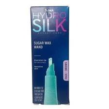 Schick Hydro Silk Sugar Wax Wand Kit - Face & Brows Hair Removal, Sensitive Skin