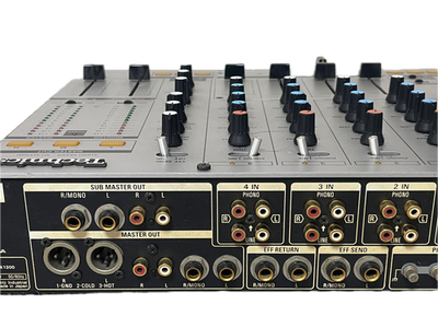 Technics SH-MX1200 4-Channel DJ Audio Mixer Analog EQ Crossfader