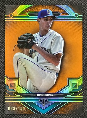 George Kirby 2024 Topps Triple Threads Amber Seattle Mariners /199