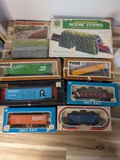Vintage HO Train and Accessory Lot Bachmann, Tyco, Life-Like, Air Fix, Penco