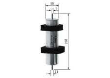 Bosch F 026 402 068 Fuel Filter Fits Audi Porsche