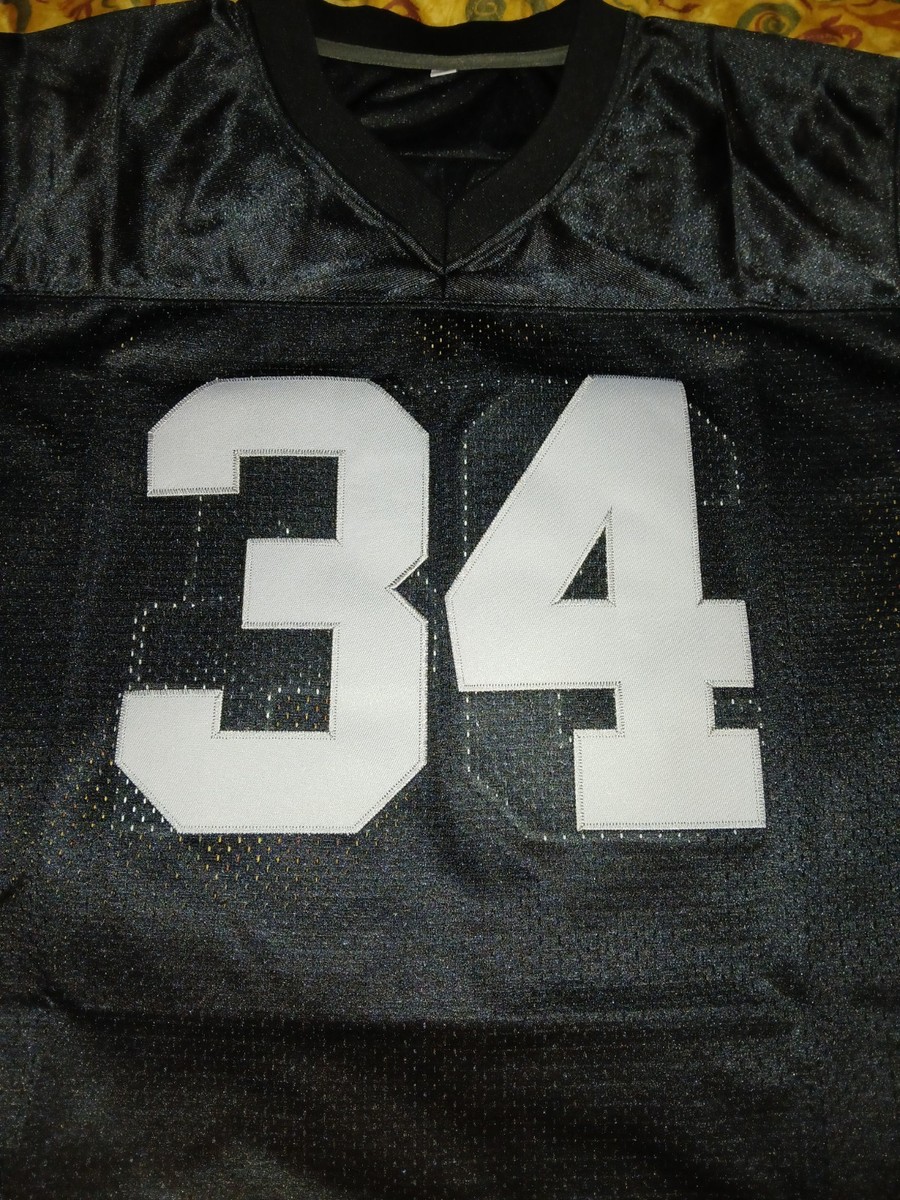 Oakland Raiders Bo Jackson #34 Stitched Black Custom Football