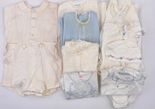 Vtg 50s 60s Baby Clothes - Lot Of 11 Pieces Nathan Krauskopf Fellman Bros