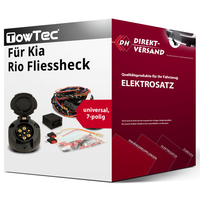 für Kia Rio Fliessheck II Typ JB Elektrosatz 7Polig Universell Esatz