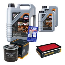 Inspektionspaket 7 L Liqui Moly Top Tec 4210 0W-30 für Nissan X-Trail 2.2