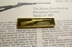 SHARPS CARBINE RIFLE 1853 GUN LINCOLN MINT RARE SILVER GOLD BAR PAPER L2M8