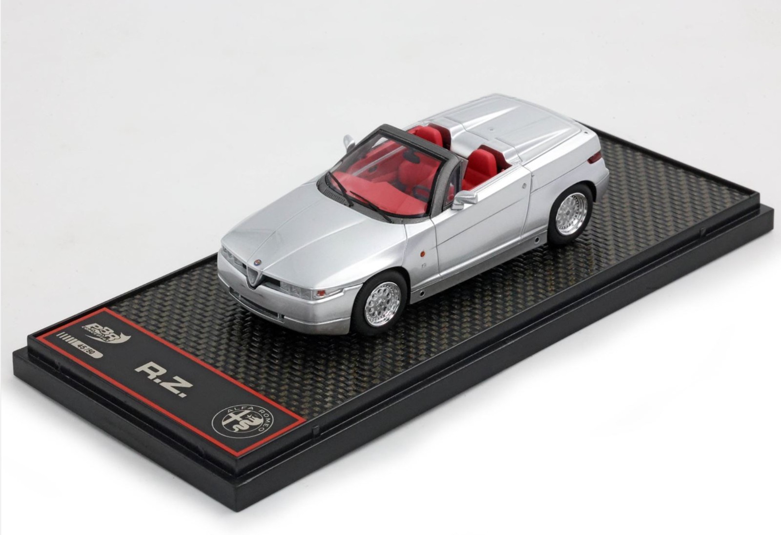 Alfa Romeo RZ Roadster BBRC311D miniature BBR 1/43 gris argent