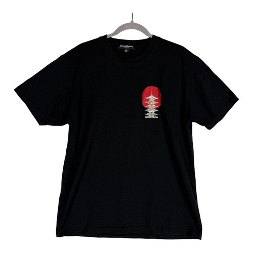 BrandMakers Group Shirt Mens Medium Black Tokyo Japan Graphic Tee Back Print