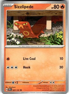 Sizzlipede 027/191 Surging Sparks Common