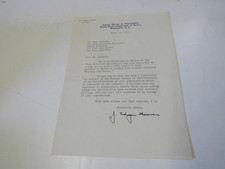 2 Letters SIGNED by J. Edgar Hoover TLS, for FBI magazine articles
