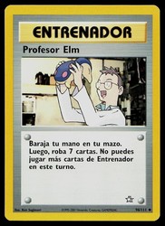 Professor Elm 096/111 Neo Genesis Uncommon Trainer