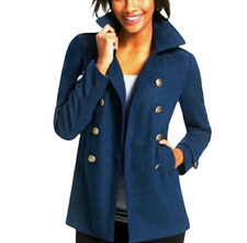 Cabi Womens Prep School Pea Coat Jacket Size ...