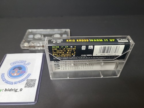 Kris Kross Warm It Up Cassette Rare Maxi Single 1992 Hip Hop Rap Remixes - Picture 4 of 5