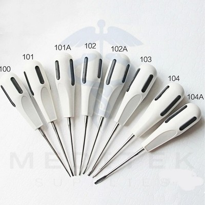Set Of 8 Luxating Root Elevators Oral Surgery Tooth Extracting Extraction Dental