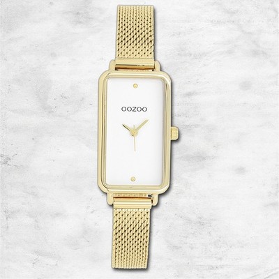 Oozoo Metall Damen Uhr Analog Quarzuhr Armband gold Timepieces UOC11533