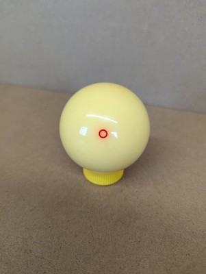 Super Aramith Pro Pool Cue Ball 2 1/4'' with Red Circle, Made In Belgium