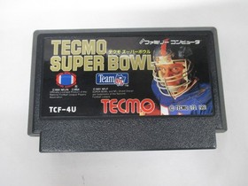NES -- TECMO SUPER BOWL -- Box. American football. Famicom, JAPAN Game. 10979