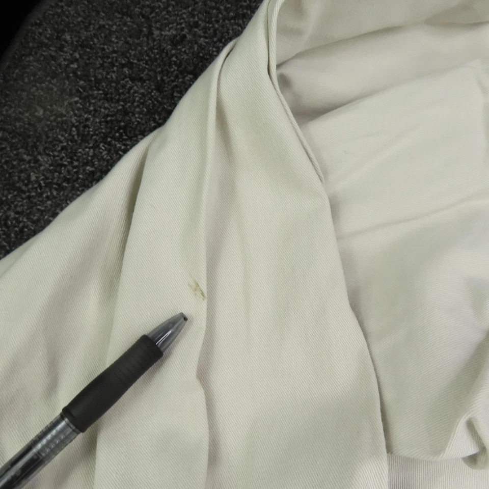 Wrangler Shirt Mens 2XL Beige Twill Button Down Long Sleeve Two Pocket Workwear - Image 2 of 4